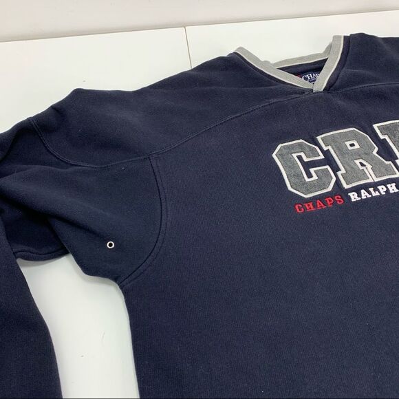 Vtg Chaps Ralph Lauren V neck sweatshirt - Picture 4 of 6